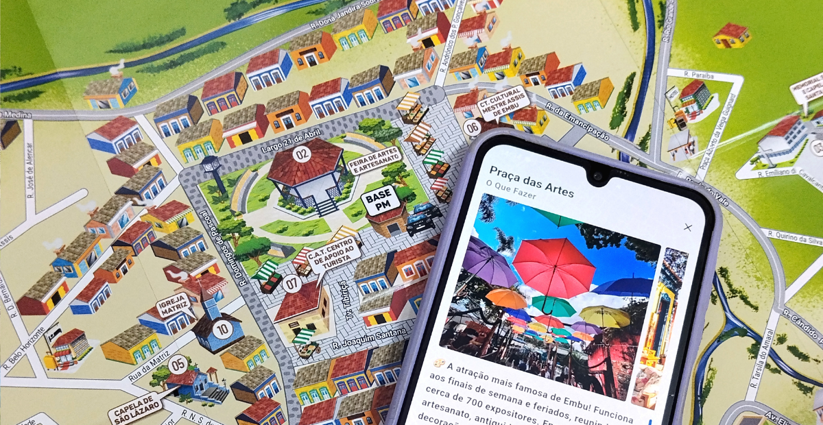 Mapa impresso ou mapa digital? Como escolher o formato ideal para o seu destino turístico